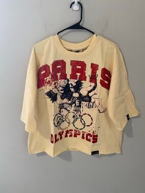 NWT Watson Luxe Graphic T-Shirt Streetwear Oversized Cotton Tee Size, Med